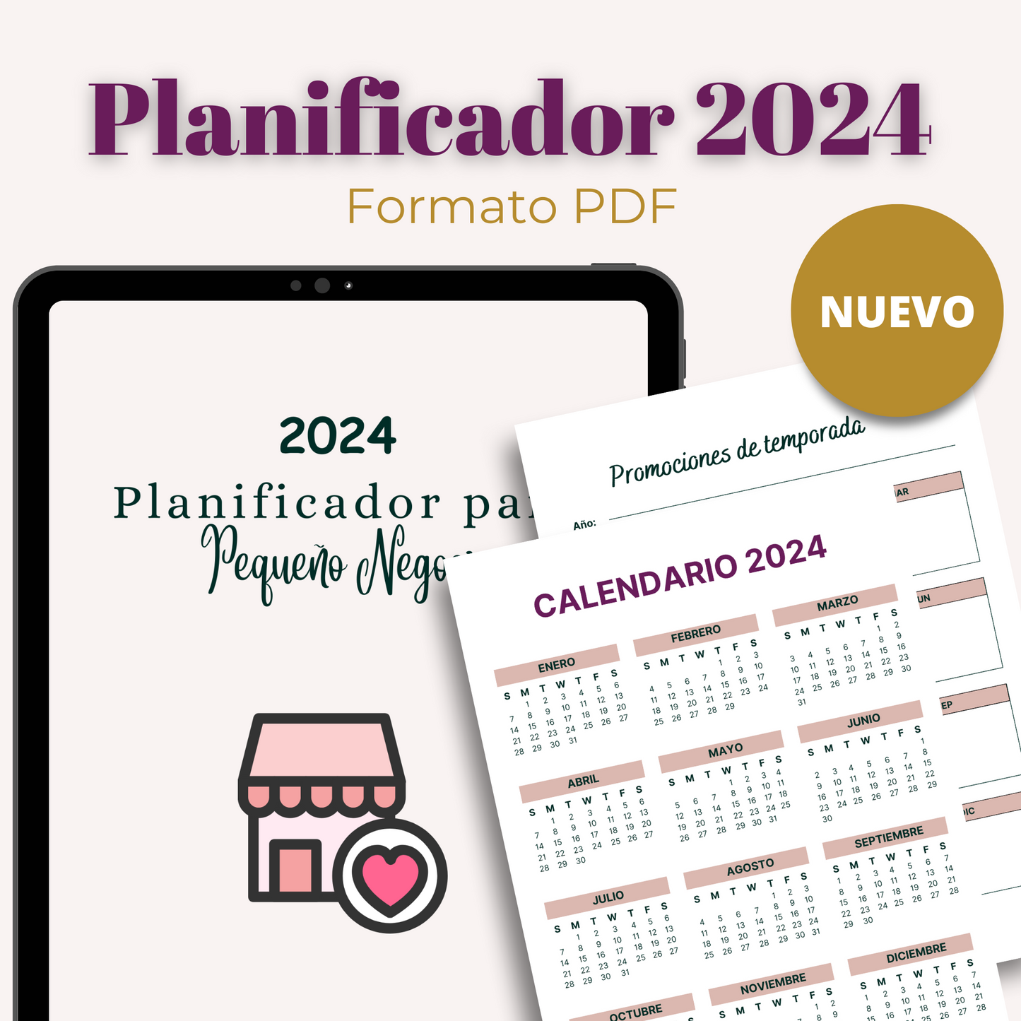 Planificador pequeño negocio 2024 PDF